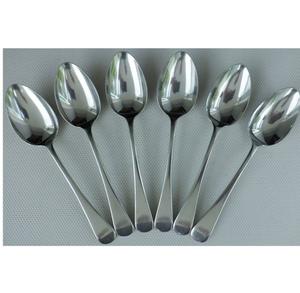 Cuillères à dîner occidentales de haute qualité en acier inoxydable poli miroir plaqué argent à long manche pour les familles - Product Image 4