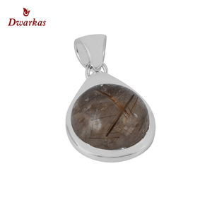 Handmade simple design <b>pendants</b> ready stock wholesale 925 sterling silver <b>pendant</b> multi colour gemstone <b>pendant</b> low price - Product Image 3