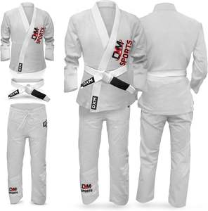 ชุดผ้าฝ้าย preshrunk Jitsu GI น้ำหนักเบาซักได้เสื้อศิลปะการต่อสู้แบบปรับแต่งได้สำหรับผู้ใหญ่ - Product Image 2