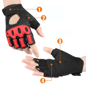 Cycling Gloves <b>Half</b> Finger Anti <b>Slip</b> Gel Pad Breathable Motorcycle MTB Mountain Road Bike Gloves Sport With OEM Service - Product Image 3