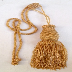 Tieback con cuentas para cortinas, elegante, para la exportación de diamantes indios - Product Image 4