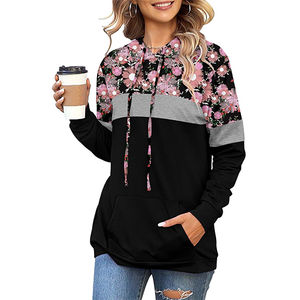 Sudadera con Capucha para Mujer, Precio al por Mayor, Invierno, Sublimación, Estampado Frontal, Ecológica, Personalizada, 100% Algodón, Felpa Suave, Material de Alta Calidad - Product Image 3