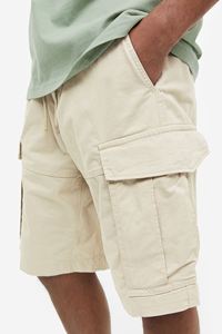 Nuevos pantalones cortos Cargo informales de calidad superior para hombres de gran tamaño largo personalizado serigrafiado con logotipo de cintura alta Cordón de secado rápido - Product Image 3