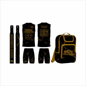 Uniformes de Fútbol Americano de Bandera 7 contra 7 Personalizados por Sublimación 2025, Paquete de Pantalones Cortos de Alta Calidad, 100% Poliéster, Transpirables y de Secado Rápido - Product Image 1