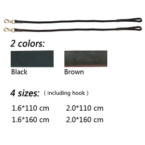 Laisse de chien robuste en cuir souple et robuste de qualité supérieure pour le dressage de grands chiens Vente en gros OEM ODM Service - Product Image 6