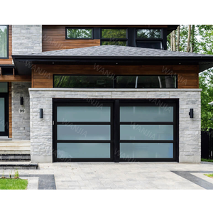 Design minimaliste moderne, <span class=keywords><strong>porte</strong></span> de <span class=keywords><strong>Garage</strong></span> en gros, maison extérieure, hôtel, Double vitrage, <span class=keywords><strong>porte</strong></span> de <span class=keywords><strong>Garage</strong></span> en aluminium - Product Image 2