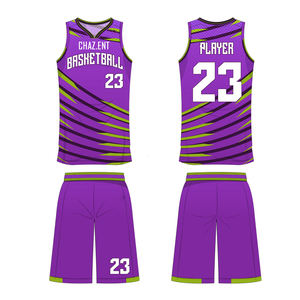 Conceptions personnalisées Ensembles d'uniformes de basket-ball de taille plus ajustés et respirants pour adultes Impression par sublimation personnalisée Meilleure vente - Product Image 1