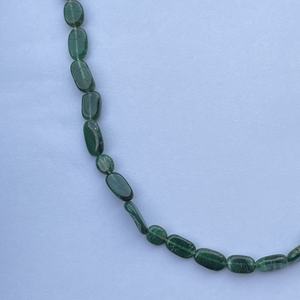 6mm 8mm 10mm naturel vert Aventurine pierre lisse ovale pierres précieuses perles colliers pour la fabrication de bijoux collier Semi précieux 2025 - Product Image 2