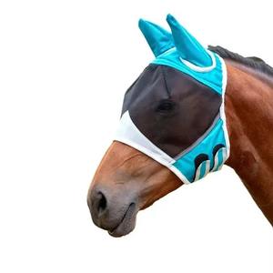 Masque anti-mouche complet en maille douce et légère Protection UV pour l'équitation en plein air d'été - Product Image 3