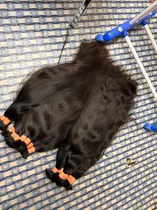 Grade 100% Extensions de cheveux Remy en vison véritable Cheveux vierges indiens brésiliens 20 pouces Faisceaux droits à cuticules alignés Vagues profondes et lâches - Product Image 4