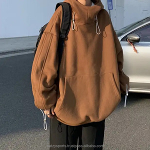 Hot Sale <b>Long</b> Line Winter Hoodie with Zipper Pocket Heavyweight Hoodies Ski Sherpa Fleece Hoodie Loose Oversized <b>Waterproof</b> - Product Image 6