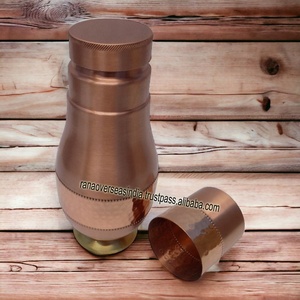 Botella de Agua de Cobre Puro de Alta Calidad, Diseño Martillado, Unisex, Personalizable con Logotipo, Venta al Por Mayor - Product Image 6