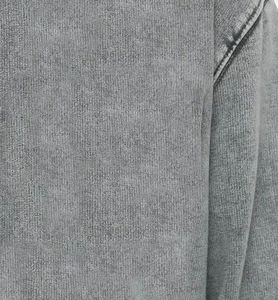 Sweat-shirts à effet délavé pour hommes, vente chaude 2025, personnalisés, avec appliques, broderies, effet délavé vintage, 100% coton, surdimensionnés - Product Image 4