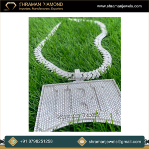 อินเดียผู้ส่งออกแฟชั่นที่น่าสนใจเครื่องประดับ 925 เงินสเตอร์ลิง 25.94 TCW ผู้ชาย Hip Hop JBL VVS Moissanite จี้เพชร - Product Image 4