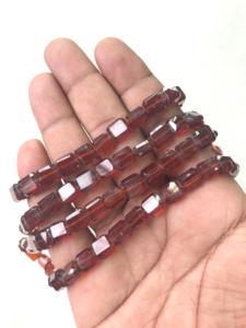 100% Natural IGI Certified AA Grade Red Garnet 8x7x5mm Octagon Shape Plain <b>Stone</b> <b>Beads</b> Dark Bluish Red Vivaaz Gems Jaipur - Product Image 6