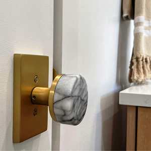 Perillas de mármol más vendidas de color blanco y madera con tamaño de forma de color personalizado hecho en artículo de la India - Product Image 4