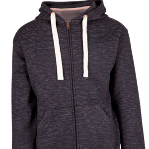 Sudadera con Capucha y Cremallera Gris Oscuro Unisex, Sudadera con Capucha de Forro Polar de Algodón con Cremallera Completa, Ropa Casual de Invierno, Tejido Suave, Corte Regular, Venta al por Mayor - Product Image 3