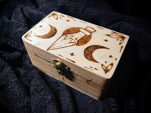 Cadeaux islamiques Mosquée du croissant Sadaquah Box Ramadan Tirelire en bois Eid Mubarak avec comptoir - Product Image 3