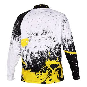 Logotipo personalizado verano protección UV secado rápido ligero negro manga larga pesca camisas UPF 50 rendimiento más tamaño sublimación - Product Image 3