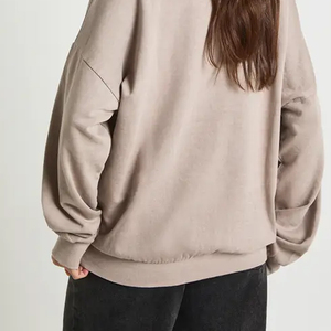 เสื้อสเวตเชิ้ตผู้หญิง หรือ ผู้ซื้อจำนวนมาก ราคาถูก / คุณภาพสูง เย็บอย่างทนทาน สำหรับใส่ลำลองในฤดูหนาว ดีไซน์ปกพับ - Product Image 6