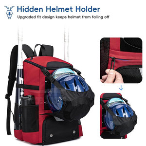 Sacs de baseball en nylon imperméable, haute qualité, couleurs et logo personnalisés, design confortable, capacité de 30 à 40 L - Product Image 2