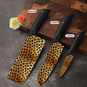 Juego de Cuchillos de Chef de 4 Piezas con Hoja de Cerámica y Mango de Plástico, Diseño Nuevo, para Entusiastas de la Cocina Profesional, Entrega Súper Rápida, Envío Gratuito - Product Image 4