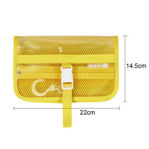 Vietnam Simple style décontracté Simple gommage décontracté suspendu trousse de toilette machine à coudre EVA maille mate modèle minimaliste mat - Product Image 6