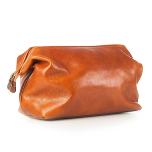 Bolsa de Cosméticos de Cuero, Tamaño Mediano, Cierre de Cremallera, Estilo Simple y Portátil para Hombres y Mujeres - Product Image 5