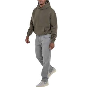 Sudadera con Capucha para Hombre, 100% Algodón, Gruesa, de 460 g, Felpa Francesa, Estilo Invernal, Personalizada, con Hombros Caídos, Talla Grande - Product Image 5