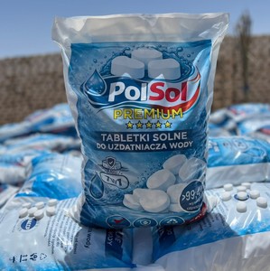 Precio al por Mayor Tabletas de Sal PolSol 25kg |   99.8% Puro Grado Industrial CAS 7647-14-5 para Suavizantes de Agua - Product Image 6