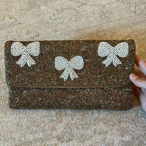 Sac à bandoulière léopard floral brodé de perles fantaisie à la mode avec bijoux artisanat personnalisation beau Design de l'Inde - Product Image 5