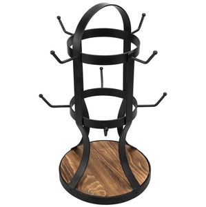 Modern classic metal mug stand coffee mug holder for home kitchenware hotel tabletop kitchen counter made in india wholesale - Product Image 1