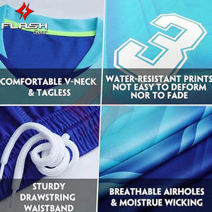 Camiseta de Fútbol Personalizada para Adultos, Camiseta de Fútbol con Nombre, Número y Logotipo del Equipo, Manga Corta, Ropa Deportiva Transpirable de Verano - Product Image 2