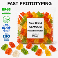 Bonbons Gélifiés Oursons en Gros, Personnalisables OEM ODM, Fabricant Marque Privée, Halal, Saveurs Assorties Fruitées Sucrées et Acidulées, TIK TOK