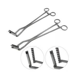 Fórceps de sutura de nudo de alta calidad, 8 dientes y 9 dientes, instrumento quirúrgico laparoscópico ortopédico, acero inoxidable alemán aprobado por CE - Product Image 4