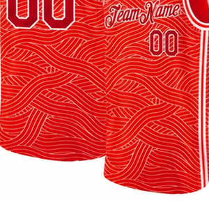 KEEM BROTHERS Camisetas de Baloncesto Ligeras y Suaves 100% Poliéster Transpirables con Cuello Redondo y Logotipo Personalizado para Equipos, Impresión por Transferencia de Calor - Product Image 3