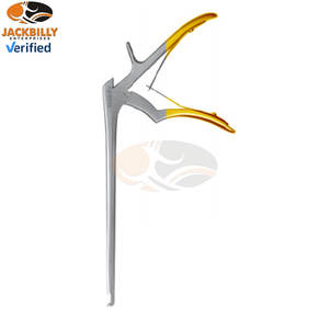 JACKBILLY Haute Qualité Spurling Kerrison Rongeur Punch 90 Degree Up Bite 4mm Bite Size Acier Inoxydable Chirurgical Orthopédique - Product Image 3