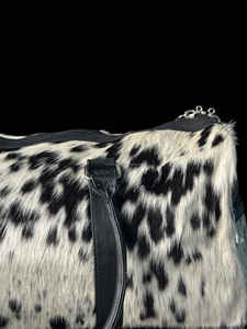 Bolsa de Viaje de Cuero Genuino Estilo Vintage Occidental con Cierre de Cremallera, Hecha a Mano, para Fin de Semana, LHODB-0046 - Product Image 6