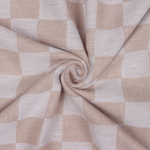 ผลิตภัณฑ์สิ่งทอในบ้านลายตารางสีชมพูพร้อมขอบจีบปรับแต่งขนาดได้ตามต้องการผลิตในอินเดีย - Product Image 4