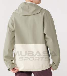 Varsity Jacket Cielo Rain Jacket Para mujer Cremallera de alta calidad Mangas arriba Parches bordados personalizados Chaquetas de Bombardero - Product Image 3