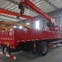Grue montée sur camion Shacman de haute qualité, levage stable, machinerie de construction durable, idéale