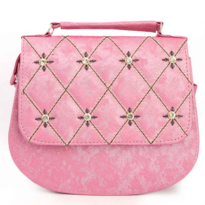 กระเป๋าสะพายข้างผู้หญิงแฟนซี (6557) - สีชมพู - Product Image 2