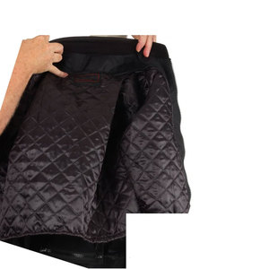 Chaqueta textil personalizada para motocicleta Attacker, Cordura negra 600d, duradera, impermeable, para invierno, para bicicleta, cuello alto - Product Image 3