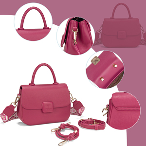 Petit sac à main design pour femme, couleur personnalisée, sac tendance toutes saisons en cuir PU avec fermeture à glissière pour femme - Product Image 4