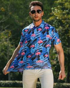 Golf elástico de secado rápido para hombres para polos, manga corta con estampado informal de Pakistán, transpirable para verano - Product Image 5