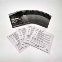 Cartes de promotion épaisses de haute qualité pour l'étiquette d'information de publicité de vente pour les cartes d'insertion de guide de produit pour le cadeau d'emballage