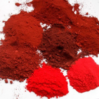 Oxyde de fer rouge S130 couleur asphalte terrazzo sol peinture plastique caoutchouc rouge poudre colorant