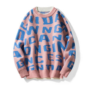 Vente en gros de pulls décontractés en coton torsadé d'automne-hiver pour hommes pulls tricotés respirants de grande taille pour hommes - Product Image 4