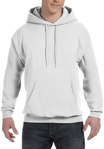 Sudaderas con capucha de gran tamaño de algodón grueso en blanco liso de alta calidad sin cuerda Unisex logotipo personalizado precio barato tallas grandes para hombre - Product Image 5