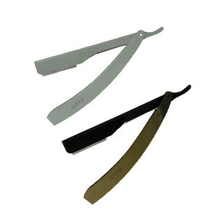 Navaja de Afeitar Recta de Acero Inoxidable para Hombre, Navaja de Peluquero para Cortar y Entresacar Cabello, Soporte para Cuchillos de Salón de Belleza, 1 Unidad - Product Image 6